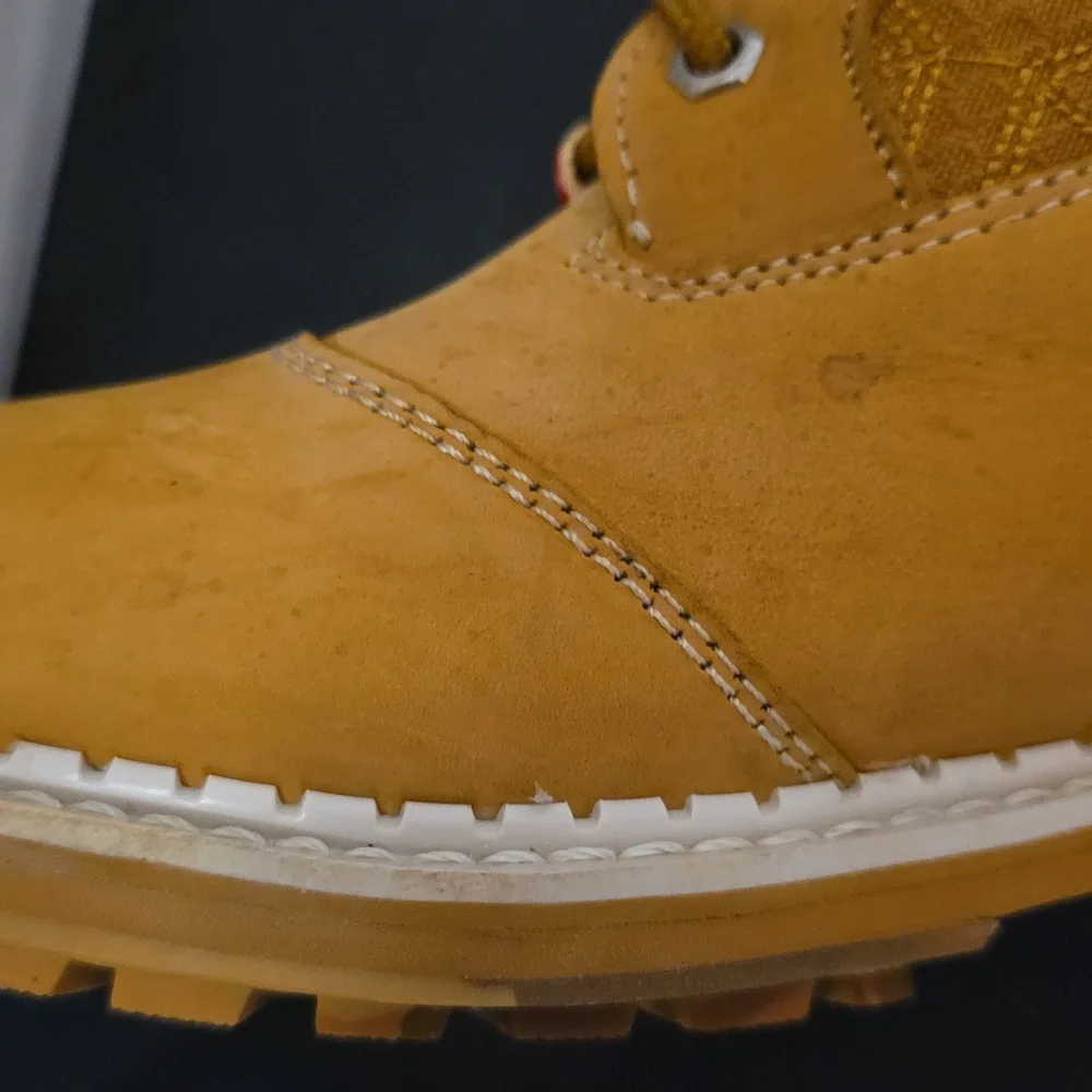 South Pole Tan Suede Boys Or Womens Boots Boys Size 5 / Womens Size 6.5 - Picture 11 of 14